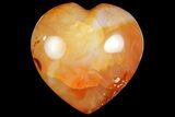 Colorful Carnelian Agate Heart #167352-1
